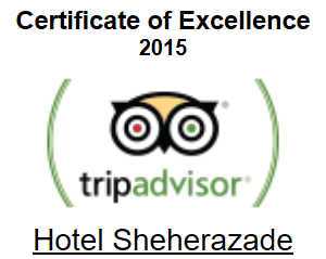 TripAdvisor Certificate of Excellence